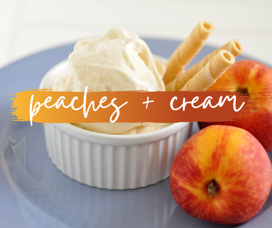WAX TARTS | peaches + cream
