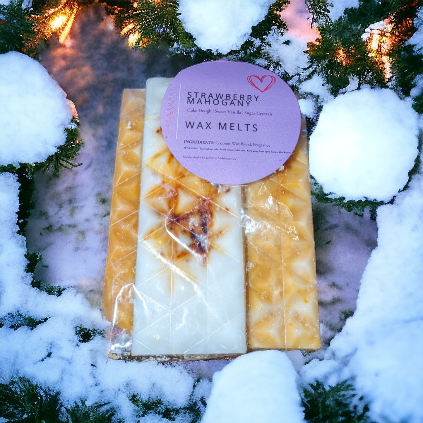 WAX MELTS | strawberry mahogany