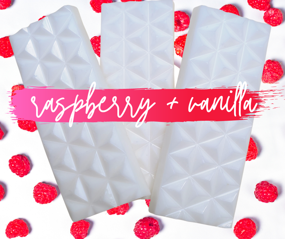 WAX MELTS | raspberry + vanilla