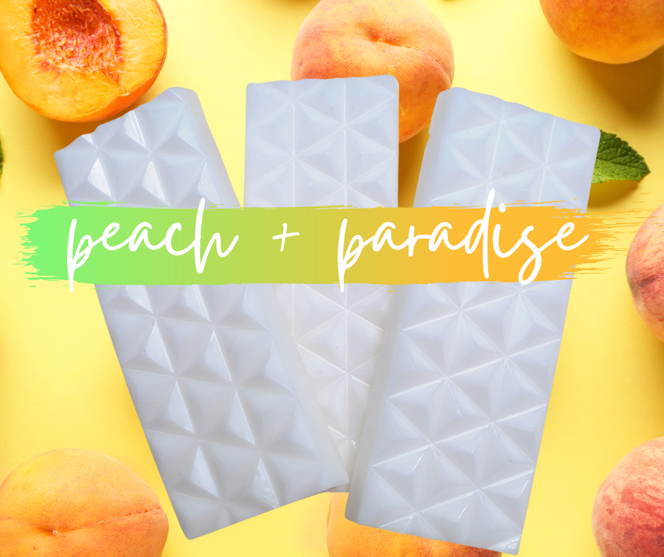WAX MELTS | peach + paradise