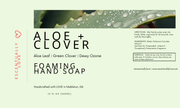 FOAMING HAND SOAP | aloe + clover