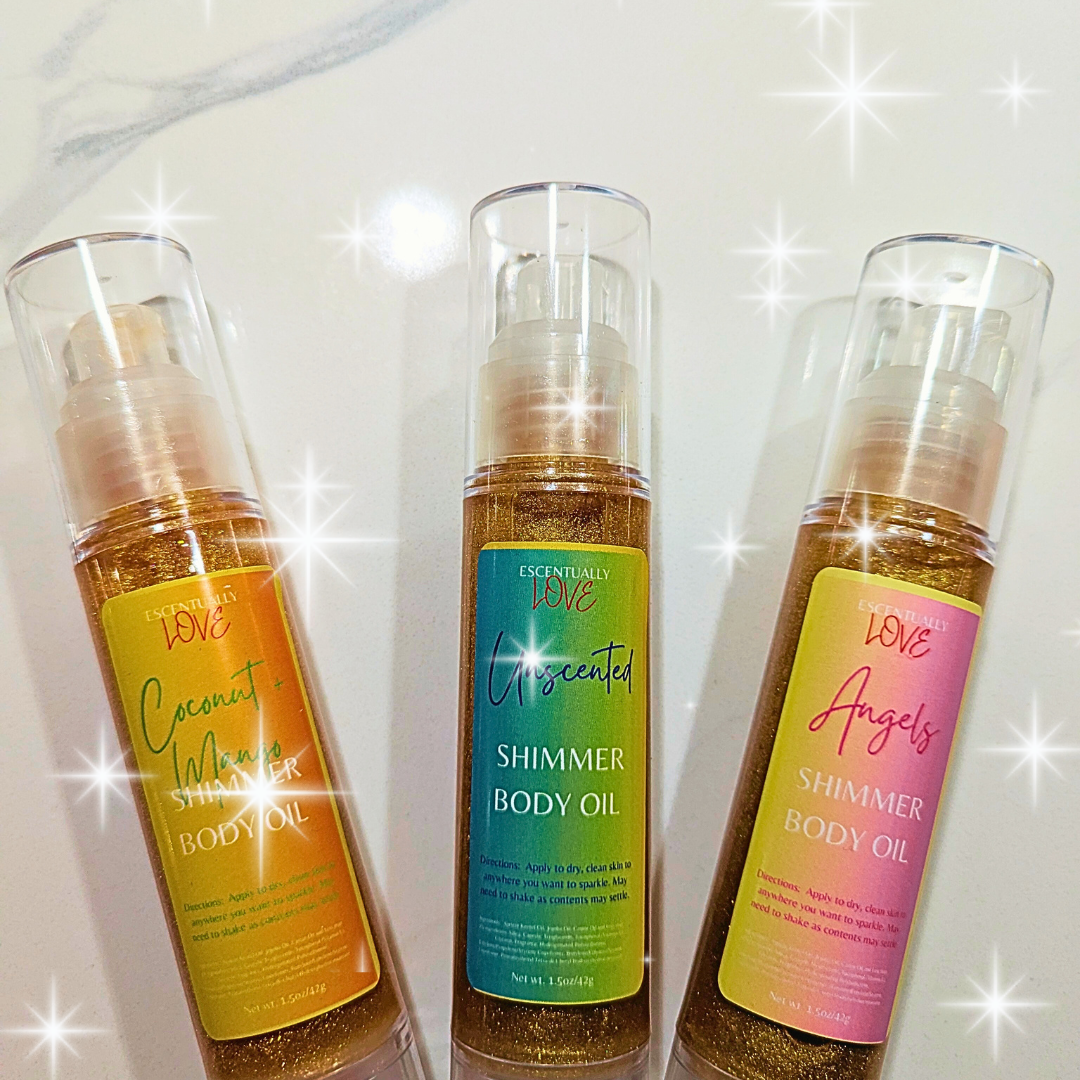 SHIMMERING BODY OIL | coconut + mango