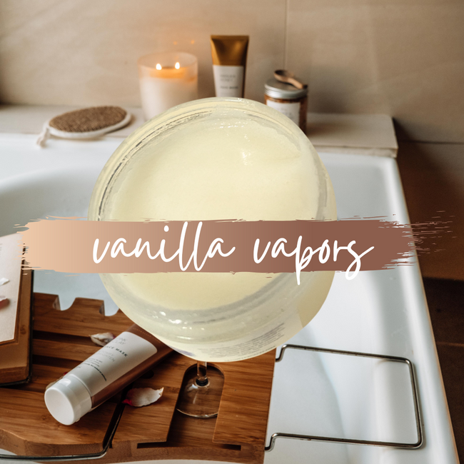EXFOLIATING BODY SCRUB | vanilla vapors