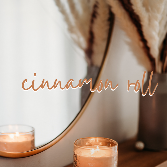 DOUBLE WICK CANDLE | cinnamon roll