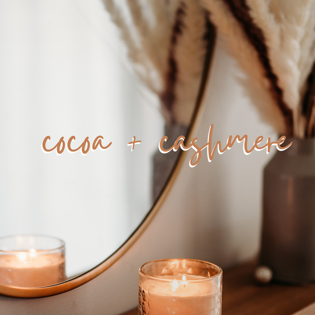 DOUBLE WICK CANDLE | cocoa + cashmere