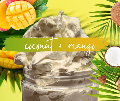 DOUBLE WHIPPED BODY BUTTER | coconut + mango
