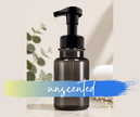 Unscented foaming hand soap in grey pump bottle