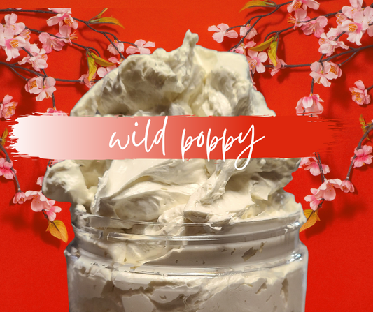 DOUBLE WHIPPED BODY BUTTER | poppy blooms