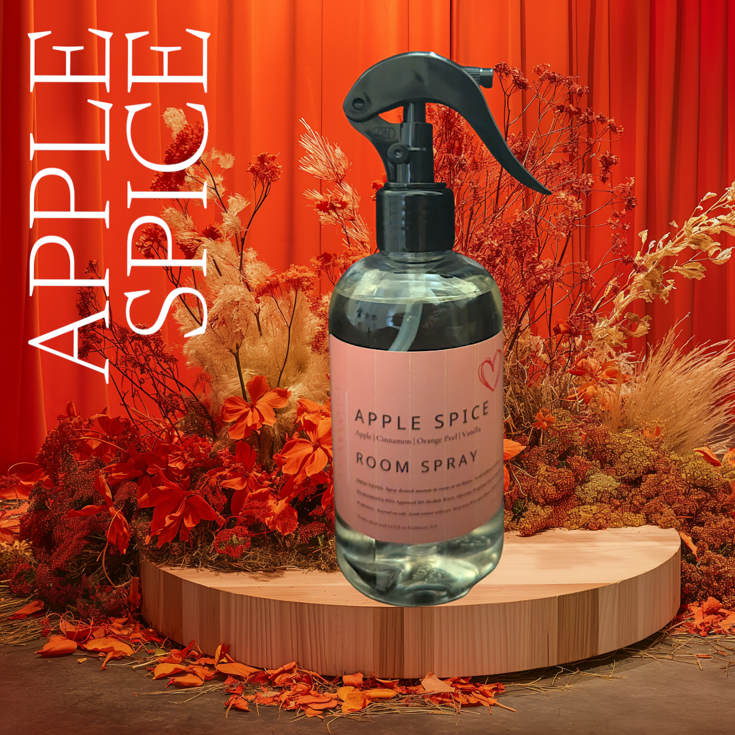 ROOM + LINEN SPRAY | apple + spice | 8 OZ