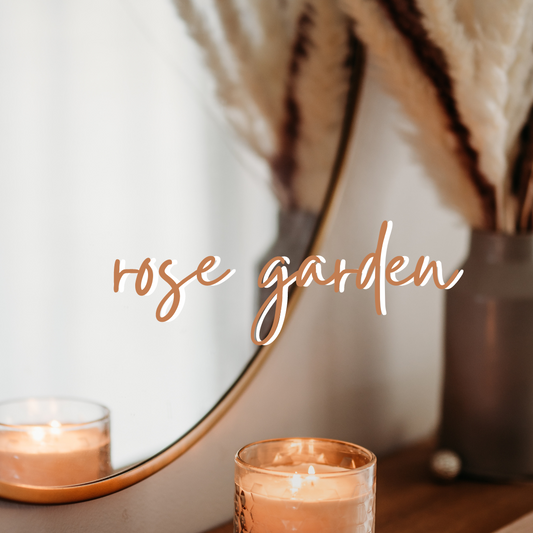 DOUBLE WICK CANDLE | rose garden