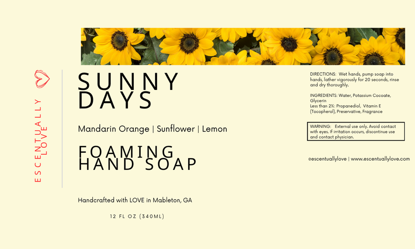 FOAMING HAND SOAP | sunny days