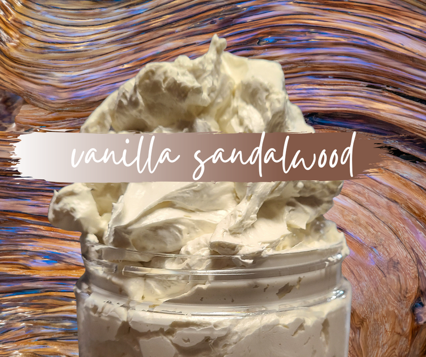 DOUBLE WHIPPED BODY BUTTER | vanilla + sandalwood