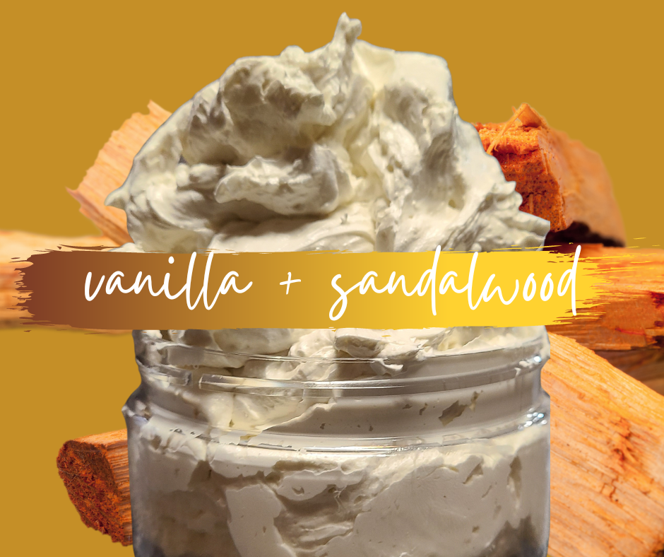 DOUBLE WHIPPED BODY BUTTER | vanilla + sandalwood