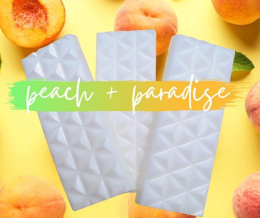 WAX MELT SNAP BARS | peach + paradise