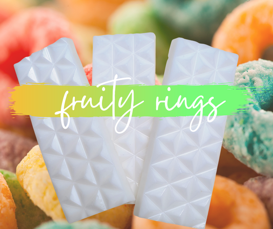 WAX MELT SNAP BARS | fruity rings